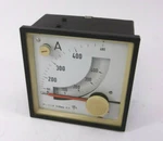 Ganz Ammeter 0-400A Sbl T=15MIN 96X96MM. Fixed Price $23.33.