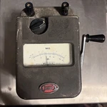 Vintage Biddle Co. Model 21154 Megger Tester Cranks And Reads, With Leads.. Fixed Price $115.00.