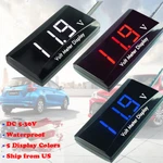 Dc 5-30V Led Digital Voltage Panel Voltmeter For Car Motorcycle 12V 24V. Fixed Price $7.98.