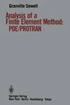 Analysis Of Finite Element Method: Pde/protran By Granville Sewell (english). Fixed Price $148.37.