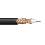 50' Belden 9290 18 Awg Solid Bare Copper Braid Shield RG6 Coaxial Cable Black. Fixed Price $150.00.