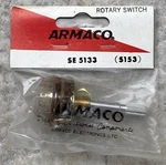Rotary Switch 3P3T, Armaco Electronics, Canada, Vintage. Fixed Price $9.55.