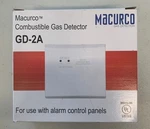 Macurco GD-2A Combustible Gas Detector 12-24VDC Vac White 32TO 120F. Fixed Price $100.00.