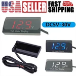 12V Digital Led Display Voltmeter Car Motorcycle Voltage Monitor Gauge. Fixed Price $11.79.