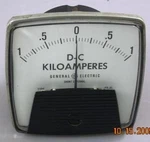 General Electric, Gauge, D-c Kiloamperes, Type DO-91. Fixed Price $9.00.