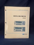 Service Manual For Hewlett Packard Digital Multimeter A/b, Pt. #03468-90007. Fixed Price $60.00.