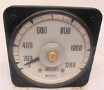 Crompton Panel Meter, 077-08AA-LSSU, 0-1200 Ac Volts. Fixed Price $50.00.