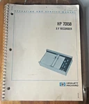 Vintage Hp Hewlett Packard 7015B X-y Recorder Operating & Service Manual. Fixed Price $18.99.