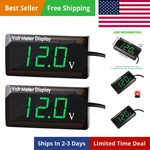 Pieces Dc 4 To 28V Voltmeter 12V Voltage Car Audio Gauge Led Display .... Fixed Price $23.90.