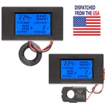 Ac 20A 100A Digital Panel Monitor Watt Kwh Power Energy Voltmeter Ammeter. Fixed Price $11.99.
