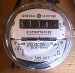 Ge- Electric Watthour Meter (kwh) Type I70S, I-70S, Ez Read, 240V, 200A. Fixed Price $30.49.