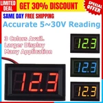 Led 12V 24V Digital Display Voltmeter Car Motorcycle Voltage Gauge Panel. Fixed Price $5.99.