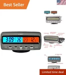 4 In Led Digital Display Vehicle Car Kit Thermometer Voltmeter Clock 12V Pcs. Fixed Price $43.45.