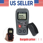 Digital Lcd Moisture Meter Detector Tester Firewood Paper Cardboard. Fixed Price $11.39.
