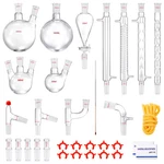 Uimoso Lab Glassware Distillation Kit 1000ML 3.3 Boro 32 Pcs Equipment. Fixed Price $84.99.