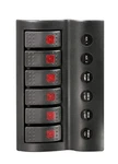 Marine Boat Splashproof Switch Panel Circuit Breaker 6 Gang Led Indicator Rocker. Fixed Price $45.95.