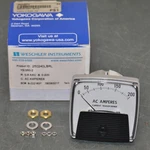 Yokogawa Panel 250-240-LSRL, 0-200 Amperes, 0-5 Aac, 2.5" Dial, Ammeter. Fixed Price $49.95.