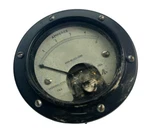 Vintage Military Moving Coil Amperes Meter Gauge. Fixed Price $23.32.
