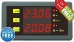 Battery Monitor Dc 5-40V 0-50A Voltmeter Ammeter Auto Car Rv Boat Motorhome. Fixed Price $26.95.