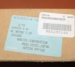 Makita Part # 629514-6 6295146 Dc Motor 7.2V Nos. Fixed Price $34.99.