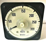 Dc Volt Meter Scale 0-300V Type 077-05VARXRX By Crompton. Fixed Price $65.00.