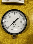 Miljoco P4598L-04 Pressure Gauge 60 Psi 4.5 Dial 1/4 Npt Lower Mount.. Fixed Price $19.00.