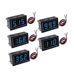 5PACK Dc 5-120V Mini Voltmeter Blue Led Digital Display Panel Voltage Meter, 2-W. Fixed Price $23.24.