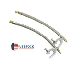 2PCS Truck Rv 10" Braided Stainless Steel Dual Tire Valve Stem Extension Adaptor. Fixed Price $15.74.
