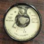 Vintage Weston Sensitrol Relay Model 705 0-1.5 D.c. Milliamperes Panel Meter. Fixed Price $29.99.