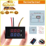 Eiechip 0.28" Led Digital Volt Amp Meter Dc 0-100V 10A Dual Display Car Batte.... Fixed Price $11.59.