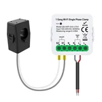 Tuya Wifi Smart Energy Meter AC100240V 1/2CT Clamp App Control 80A Power Monitor. Fixed Price $32.54.