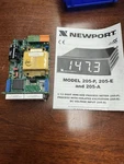 Newport 3 1/2 Mini Size Panel Process Meter Model 205-PA1 RC0. Fixed Price $295.00.