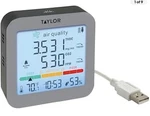 Taylor Digital Air Quality Monitor With Usb Power Cord And Wall Plug, Tvoc. Fixed Price $25.97.