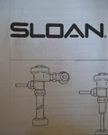 Sloan Flushometer Valve Regal Xl New Open Box W/ Parts And Install Instr. Fixed Price $75.00.