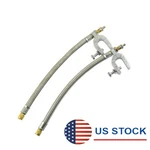 2PCS 10" Braided Stainless Steel Dual Tire Valve Stem Extensions Rv Trailer Usa. Fixed Price $15.07.