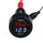 Digital Dc Voltage Temperature Monitor 12V 24V Voltmeter Thermometer Car Vehicle. Fixed Price $16.99.