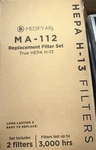 New! Medify Air MA-112 Replacement Filter Set True Hepa H-13 (two-pack). Fixed Price $59.99.